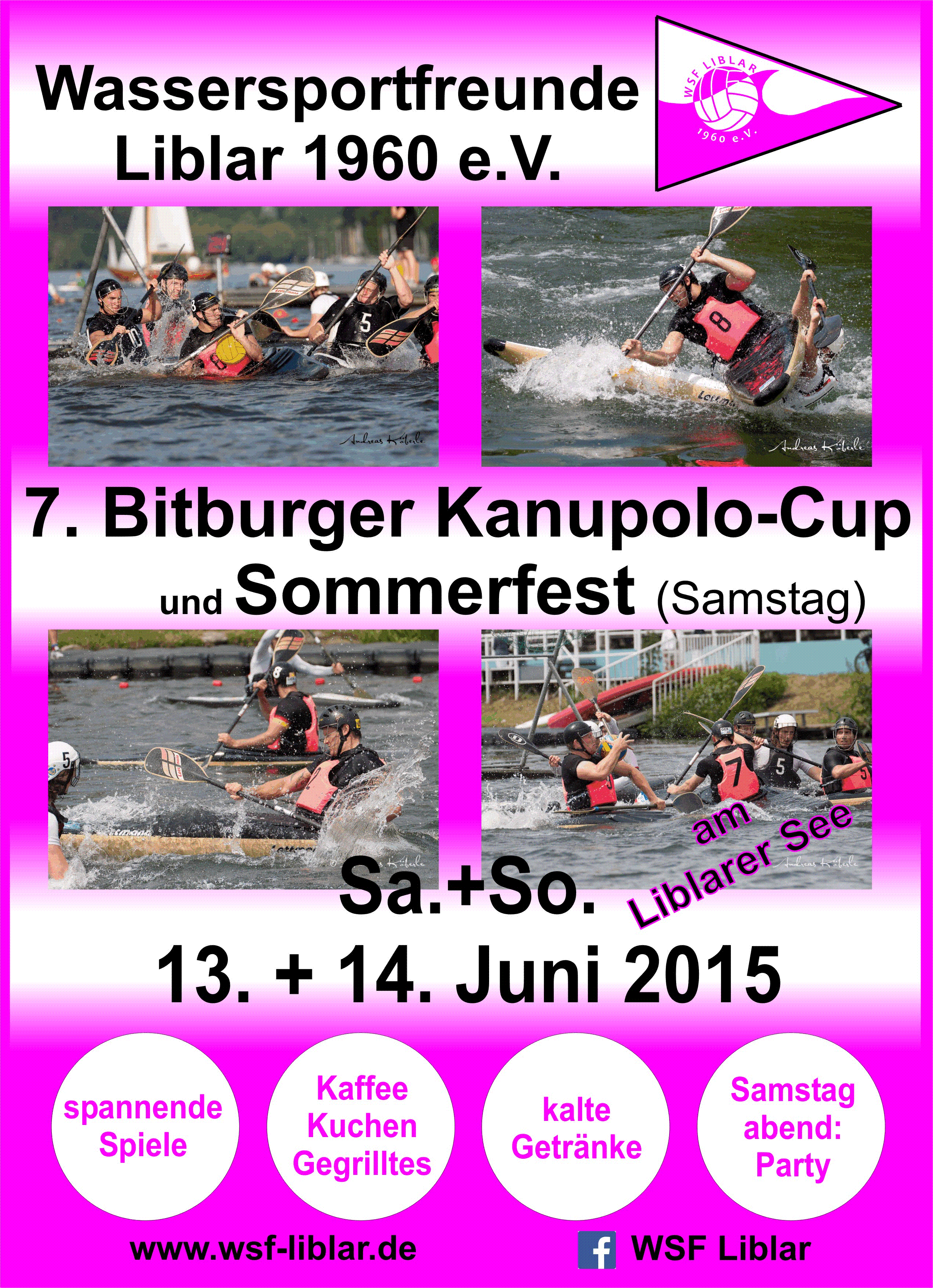 Bitburger Kanupolo Cup am 13. und 14. Juni am Liblarer See