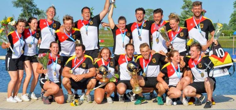Deutsche Kanupolo-Herren holen erstmals in der Geschichte des Kanupolo den Weltmeistertitel
